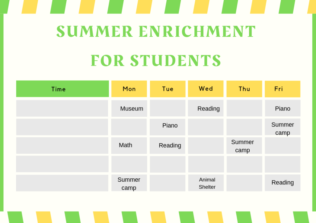 Summer Enrichment for Students
